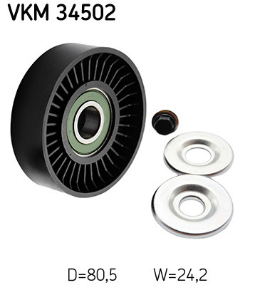SKF Umlenk-/Führungsrolle, Keilrippenriemen